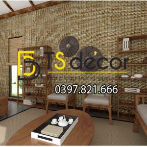 Giấy Dán Tường Tre Đan Thủ Công Mỹ Nghệ 3D239 - Ảnh 4