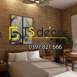Giấy Dán Tường Tre Đan Thủ Công Mỹ Nghệ 3D239 - Ảnh 3