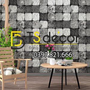 Giấy Dán Tường Đá Vuông 3D248 - Ảnh 2