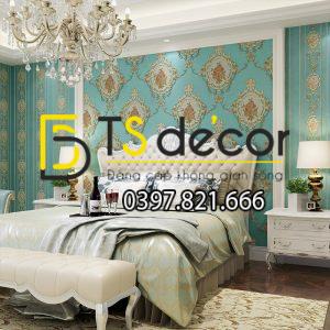 Giấy Dán Tường Cổ Điển Hoa Dập Nổi 3D105 - Ảnh 3