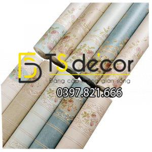 Giấy Dán Tường Cổ Điển Hoa Dập Nổi 3D105 - Ảnh 7