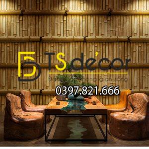 Giấy Dán Tường Giả Tường Tre Xưa 3D266 - Ảnh 2