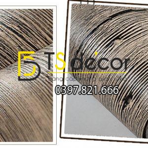 Giấy Dán Tường Giả Vân Gỗ Cổ 3D087 - Ảnh 2