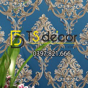 Giấy dán tường hoa châu âu sang trọng 3D288 - Ảnh 5