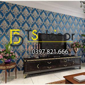 Giấy dán tường hoa châu âu sang trọng 3D288 - Ảnh 2