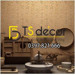 Giấy Dán Tường Họa Tiết Ai Cập Cổ Đại 3D261 - Ảnh 2