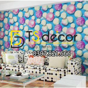 Giấy dán tường họa tiết bóng bay 3D278 - Ảnh 2