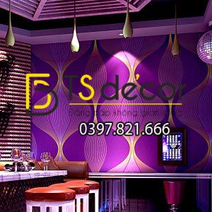 Giấy Dán Tường Karaoke Lượn Sóng 3D270 - Ảnh 3