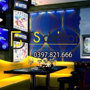 Giấy Dán Tường Karaoke Lượn Sóng 3D270 - Ảnh 4