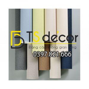 Giấy dán tường một màu giả vải 3D281 - Ảnh 9