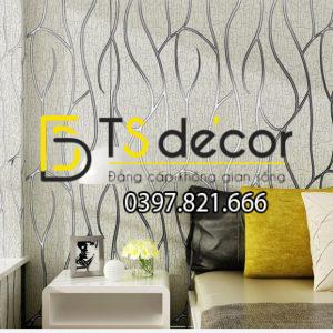 Giấy Dán Tường Sọc Da Dê Cashmere 3D041 - Ảnh 4