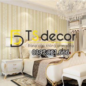 Giấy Dán Tường Sọc Dọc Phối Dây Leo 3D084 - Ảnh 9
