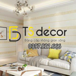 Giấy Dán Tường Sọc Ngang Hiện Đại 3D272 - Ảnh 3