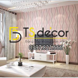 Giấy Dán Tường Sọc Lượn Sóng 3D072 - Ảnh 5