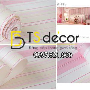 Giấy Dán Tường 3D Kẻ Sọc Dọc Đơn điệu – 3D031 - Ảnh 4