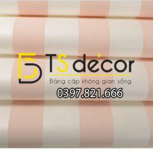 Giấy Dán Tường Sọc Dọc Đơn Giản Hiện Đại 3D071 - Ảnh 5