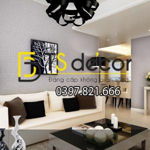 Giấy Dán Tường Kiểu Nhám Đơn Giản 3D078 - Ảnh 3