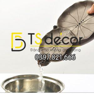 Khay Trà Hình Lá Sen Độc Đáo KT01 - Ảnh 4