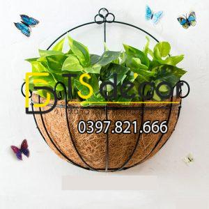 Lẵng Hoa Rơm Trang Trí Quán Cafe Trà Sữa DC04 - Ảnh 6