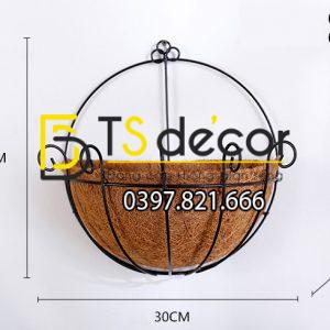Lẵng Hoa Rơm Trang Trí Quán Cafe Trà Sữa DC04 - Ảnh 8