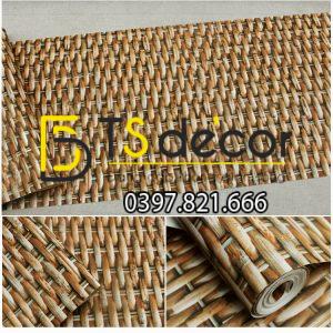 Giấy Dán Tường Tre Đan Thủ Công Mỹ Nghệ 3D239 - Ảnh 2
