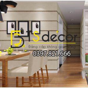 Giấy Dán Tường Kẻ Sọc 3D Giả Tường 3D073 - Ảnh 2