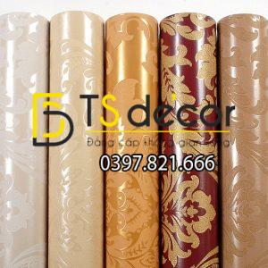 Giấy Dán Tường Hoa Châu Âu Cổ Điển 3D273 - Ảnh 7