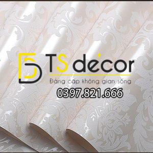 Giấy Dán Tường Hoa Châu Âu Cổ Điển 3D273 - Ảnh 10