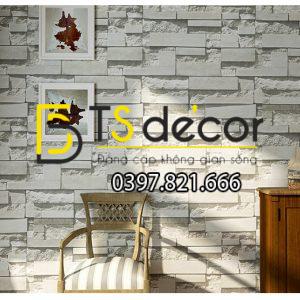 Giấy Dán Tường 3D Giả Gạch Đá 3D080 - Ảnh 2
