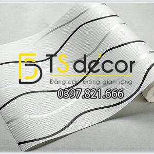 Giấy Dán Tường Sọc Lượn Sóng 3D072 - Ảnh 4
