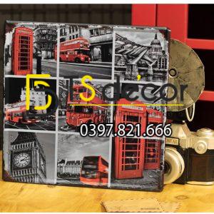 Tranh Sắt Treo Tường Phong Cách Vintage Hoài Cổ DC05 - Ảnh 9
