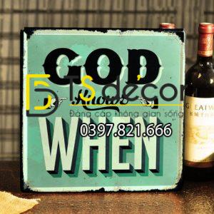 Tranh Sắt Treo Tường Phong Cách Vintage Hoài Cổ DC05 - Ảnh 7