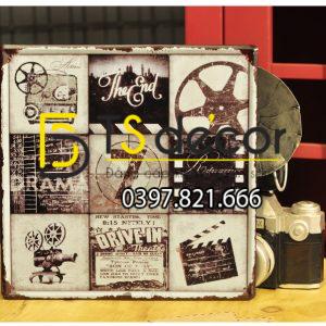 Tranh Sắt Treo Tường Phong Cách Vintage Hoài Cổ DC05 - Ảnh 5