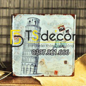Tranh Sắt Treo Tường Phong Cách Vintage Hoài Cổ DC05 - Ảnh 12