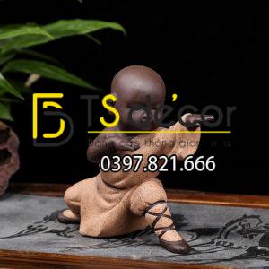 Tượng Kungfu Kid Trang Trí DTT06 - Ảnh 4