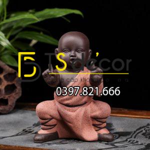 Tượng Kungfu Kid Trang Trí DTT06 - Ảnh 2
