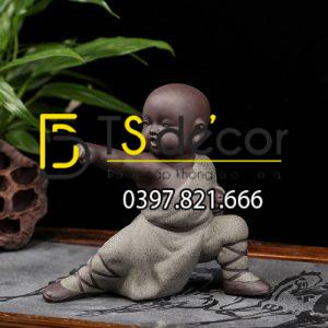 Tượng Kungfu Kid Trang Trí DTT06 - Ảnh 5