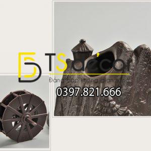 Tượng Núi Đá Bánh Xe Nước DTT03 - Ảnh 4