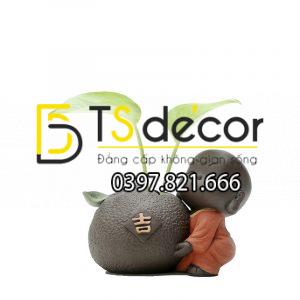 Tượng Nhà Sư Nhỏ Dễ Thương DTT04 - Ảnh 5