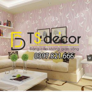 Giấy Dán Tường 3D Họa Tiết Lá Cây 3D046 - Ảnh 3