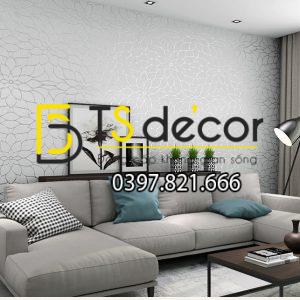 Giấy Dán Tường Hoa Cúc Dập Nổi Cashmere 3D161 - Ảnh 4