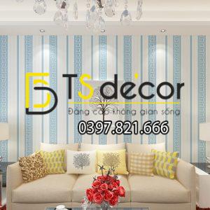 Giấy Dán Tường Sọc Dọc Họa Tiết Cổ 3D076 - Ảnh 4
