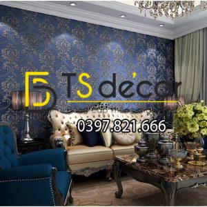 Giấy Dán Tường Họa Tiết Tân Cổ Điển 3D148 - Ảnh 3