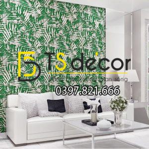 Giấy Dán Tường Họa Tiết Lá Cọ Dập Nổi 3D160 - Ảnh 6