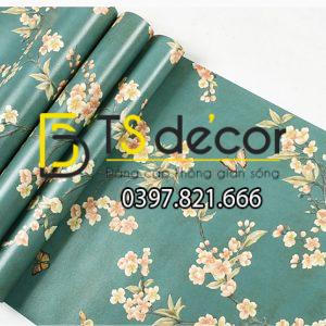 Giấy Dán Tường Hoa Đào Và Bướm 3D059 - Ảnh 6