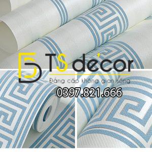 Giấy Dán Tường Sọc Dọc Họa Tiết Cổ 3D076 - Ảnh 3