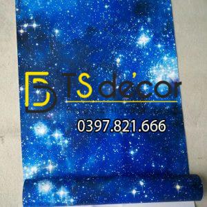 Giấy Dán Tường Dải Ngân Hà 3D110 – Văn phòng quán bar phòng cho bé - Ảnh 4