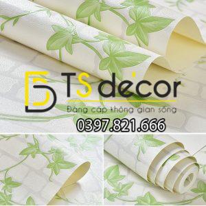 Giấy Dán Tường Dây Leo Cuốn Gạch 3D121 - Ảnh 4