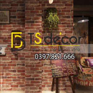 Giấy Dán Tường 3D Họa Tiết Giả Gạch cao cấp 3D006 - Ảnh 4