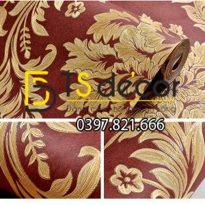 Giấy Dán Tường 3D Hoa Văn Lá Cây Dập Nổi – 3D017 - Ảnh 6